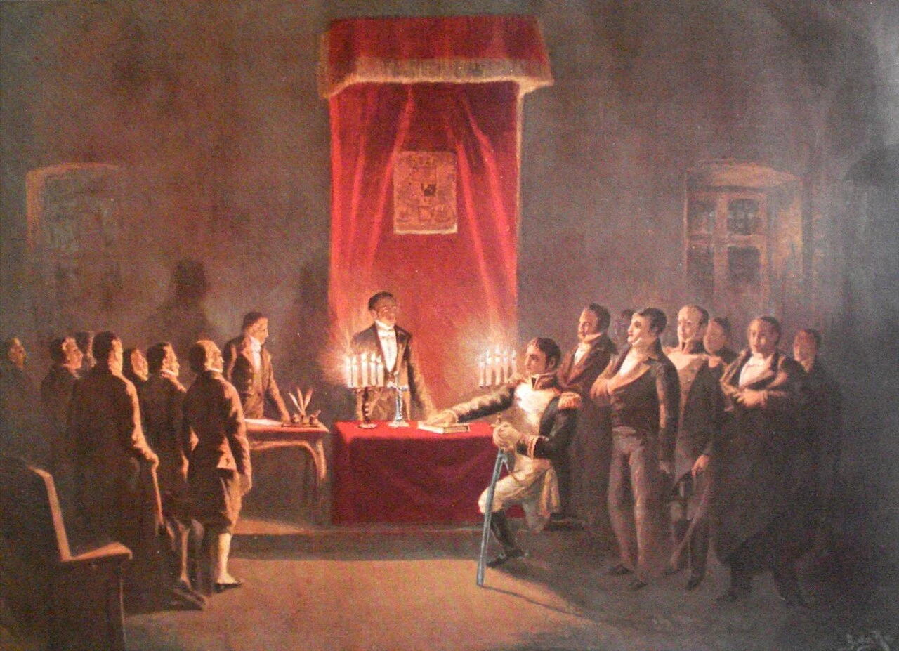 1870-Egidio Querciola - Giuramento della Prima Giunta